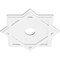 Ekena Millwork Axel Architectural Grade PVC Contemporary Ceiling Medallion, 18"OD x 3"ID x 10"C x 1"P CMP18AL-03000 - alternate 2